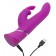 Лиловый вибратор Curve Thrusting Rechargeable Rabbit Vibrator - 24,1 см. - Happy Rabbit купить в Оренбурге с доставкой в Orgasmix.ru Лиловый вибратор Curve Thrusting Rechargeable Rabbit Vibrator - 24,1 см. - Happy Rabbit