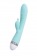 Мятный вибратор-кролик Iris - 22 см. - ToyFa купить в Оренбурге с доставкой в Orgasmix.ru Мятный вибратор-кролик Iris - 22 см. - ToyFa