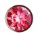 Пробка цвета розового золота с малиновым кристаллом Diamond Ruby Shine L - 8,3 см. - Lola Games - купить с доставкой в Оренбурге