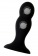 Черная анальная втулка Hidro M - 10,5 см. - Erotist Adult Toys в Оренбурге Черная анальная втулка Hidro M - 10,5 см. - Erotist Adult Toys