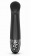 Черный вибратор с функцией электростимуляции Right on Ron - 17 см. - MyStim - купить с доставкой в Оренбурге