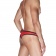 Мужские красные трусы-бразилиана с черной рюшевой отделкой - La Blinque купить с доставкой Мужские красные трусы-бразилиана с черной рюшевой отделкой - La Blinque купить с доставкой