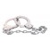 Наручники из металла с длинной цепочкой CHROME HANDCUFFS METAL HANDCUFFS W. KEY - NMC - купить с доставкой в Оренбурге